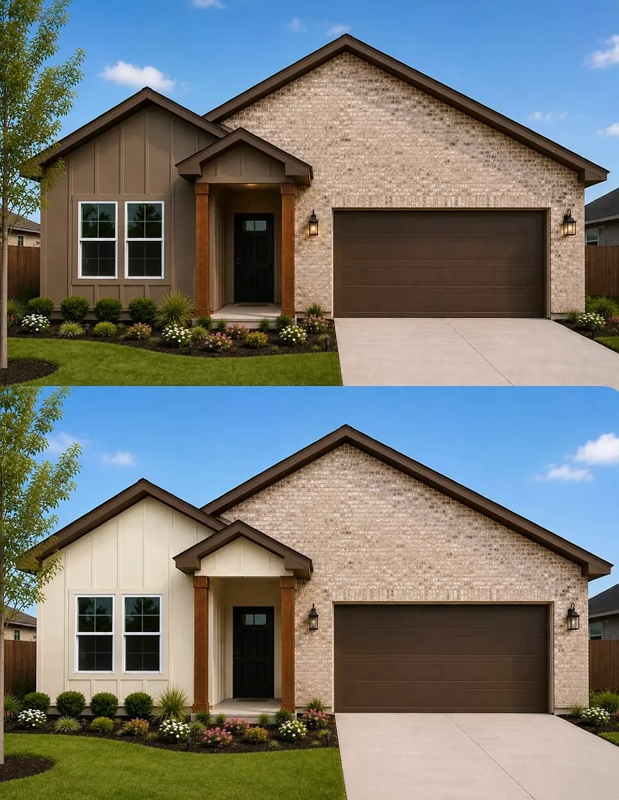 119 Loon Bay Dr, Gun Barrel City, TX — Exterior color renderings for illustration purposes. (Under construction)